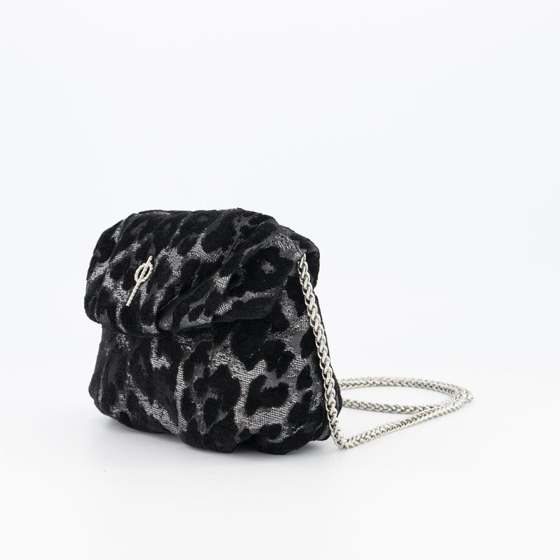 Otrera Mini Leda Handbag Leopard In Grey