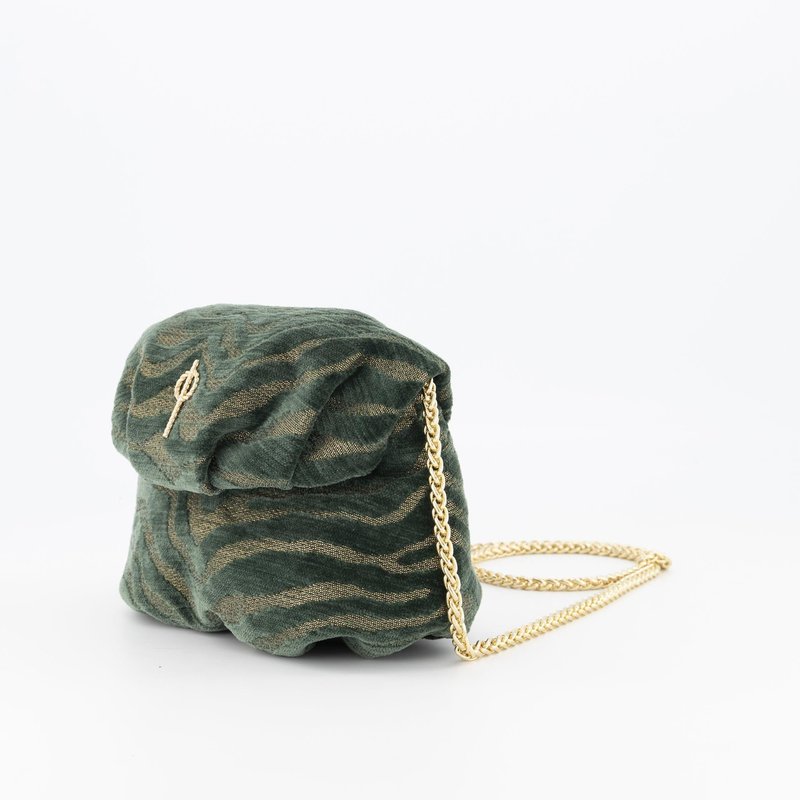 Otrera Mini Leda Handbag Zebra Green