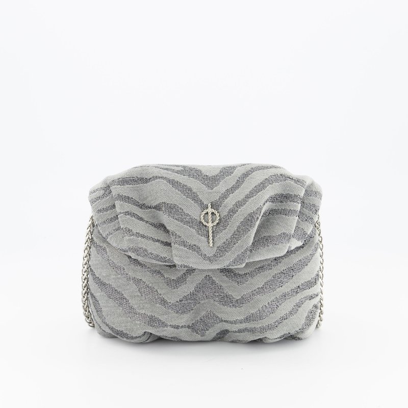 Otrera Mini Leda Handbag Zebra Grey