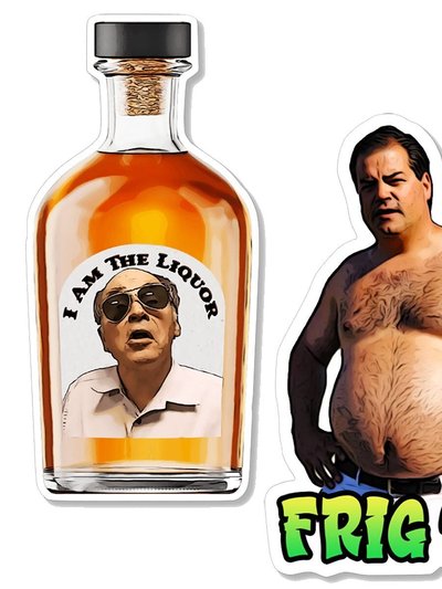 Ottos Grotto :: Stickers For Your Stuff Trailer Park Boys Bubbles Sticker Pack (2 Pack) Mr. Lahey & Randy Stickers, Official Trailer Park Boys Merchandise, Trailer Park Boys Merch product