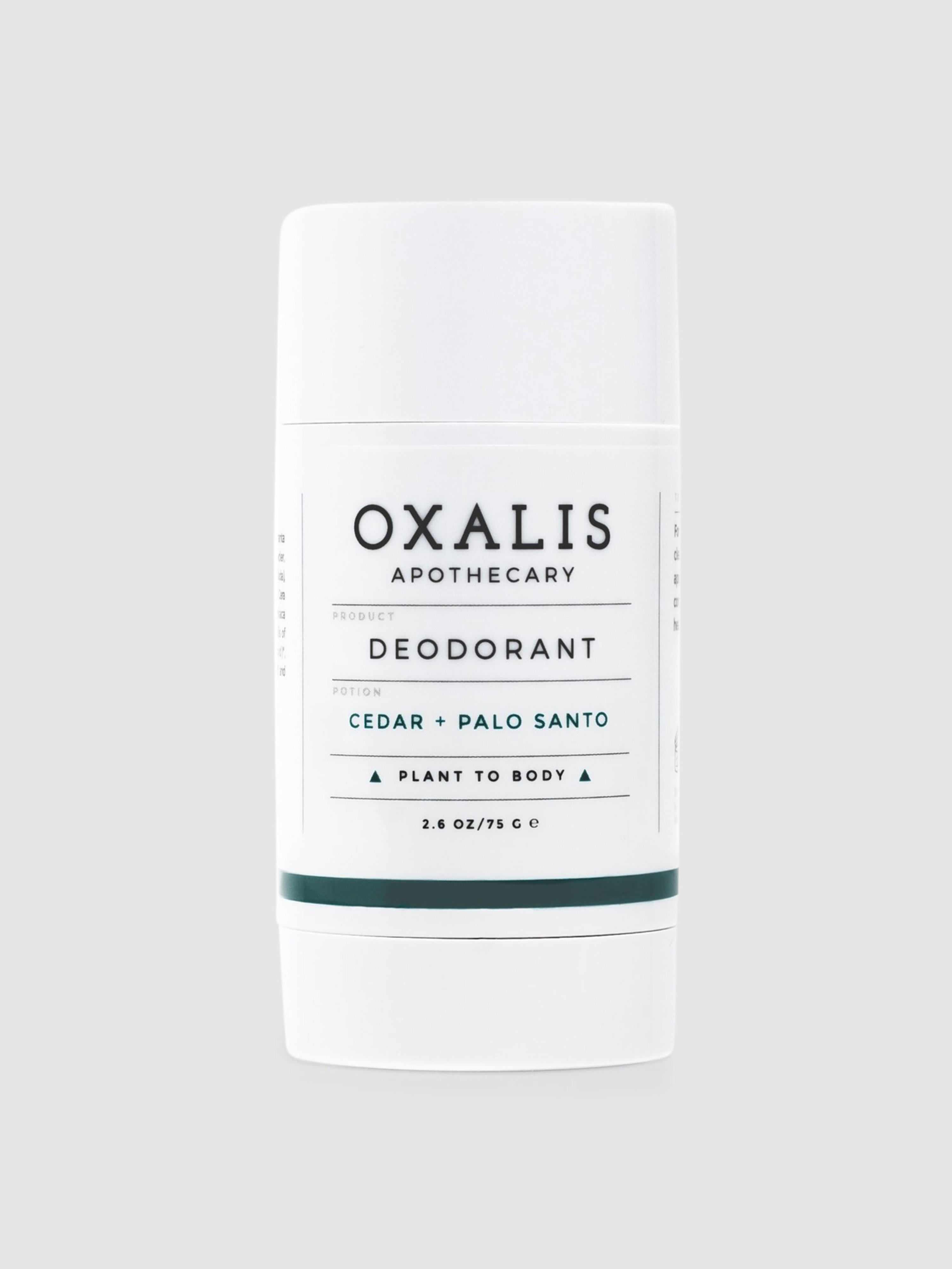 Oxalis Apothecary Deodorant | Cedar + Palo Santo