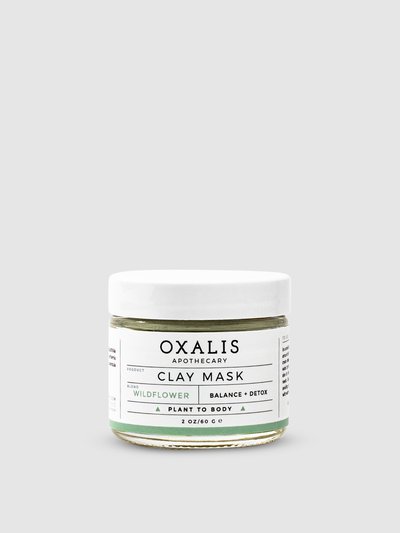 Oxalis Apothecary Wildflower Clay Mask | Balance + Detox product
