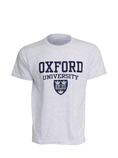 Oxford University Mens Oxford University Print Short Sleeve T-Shirt (Ash) product