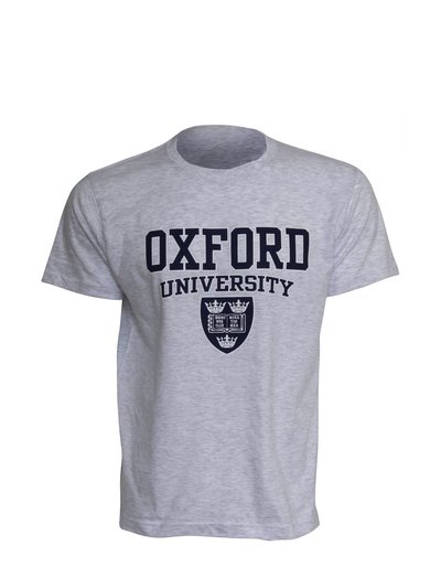 Oxford University Mens Oxford University Print Short Sleeve T-Shirt (Sport Grey) product