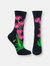 Apothecary Florals - Echinacea Sock - Black