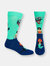Mermade In America Sock - Turquoise
