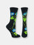 Witches Garden Morning Glory Sock - Black