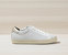 John White/Perforated Sneaker - White