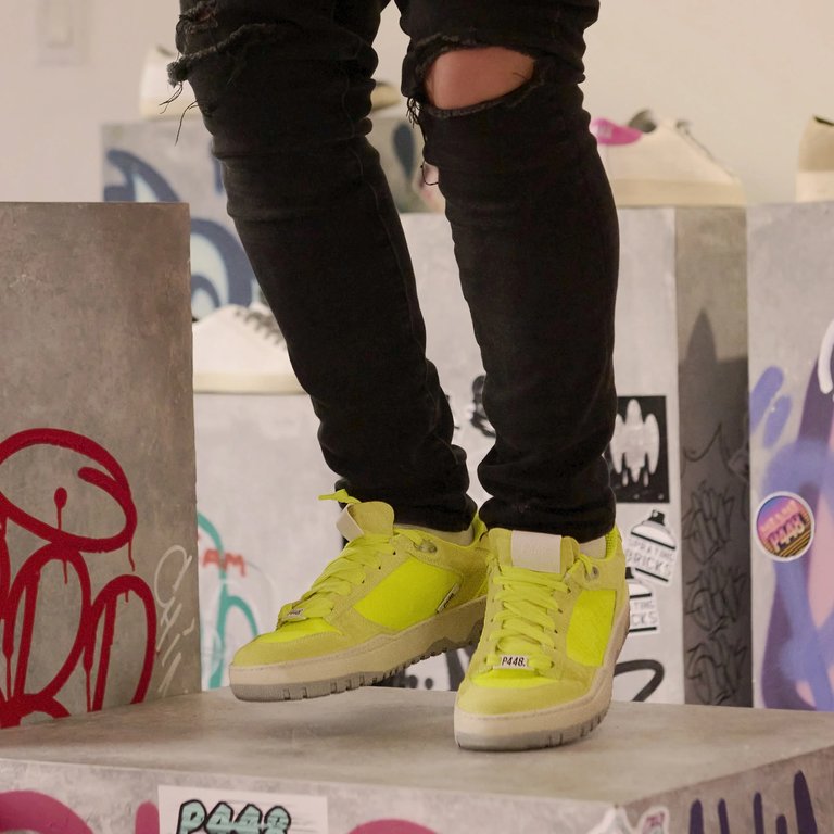 Mason Lime Sneaker