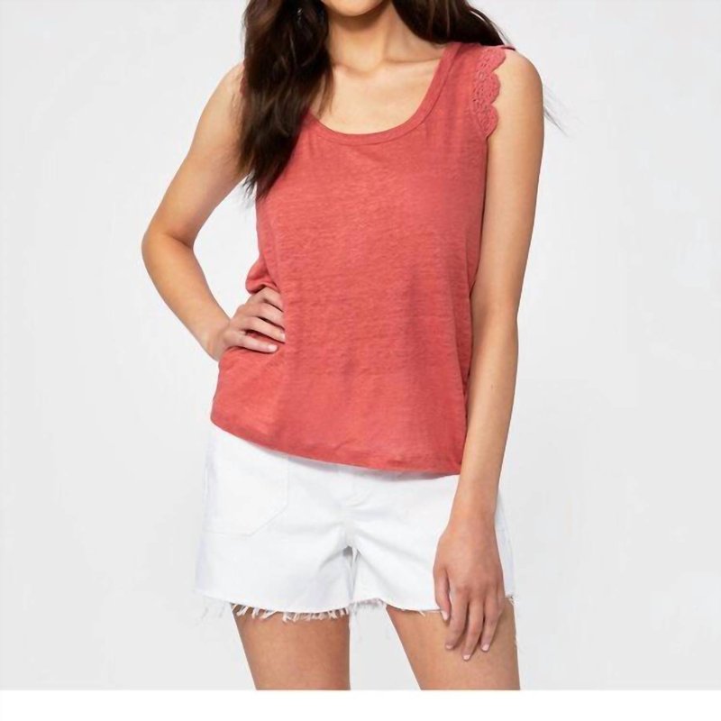 Paige Chrissy Tank In Red