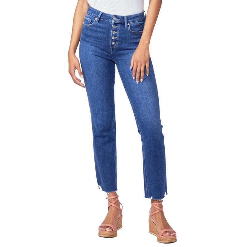 Shop Paige Cindy High Rise Jeans In Blue