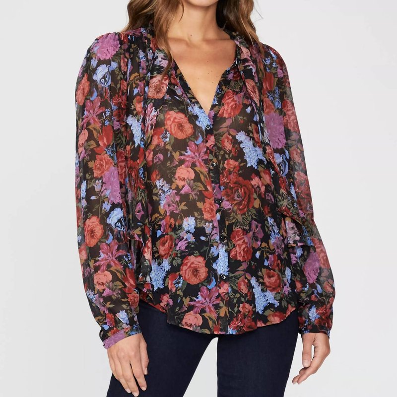 Shop Paige Elynne Blouse In Red