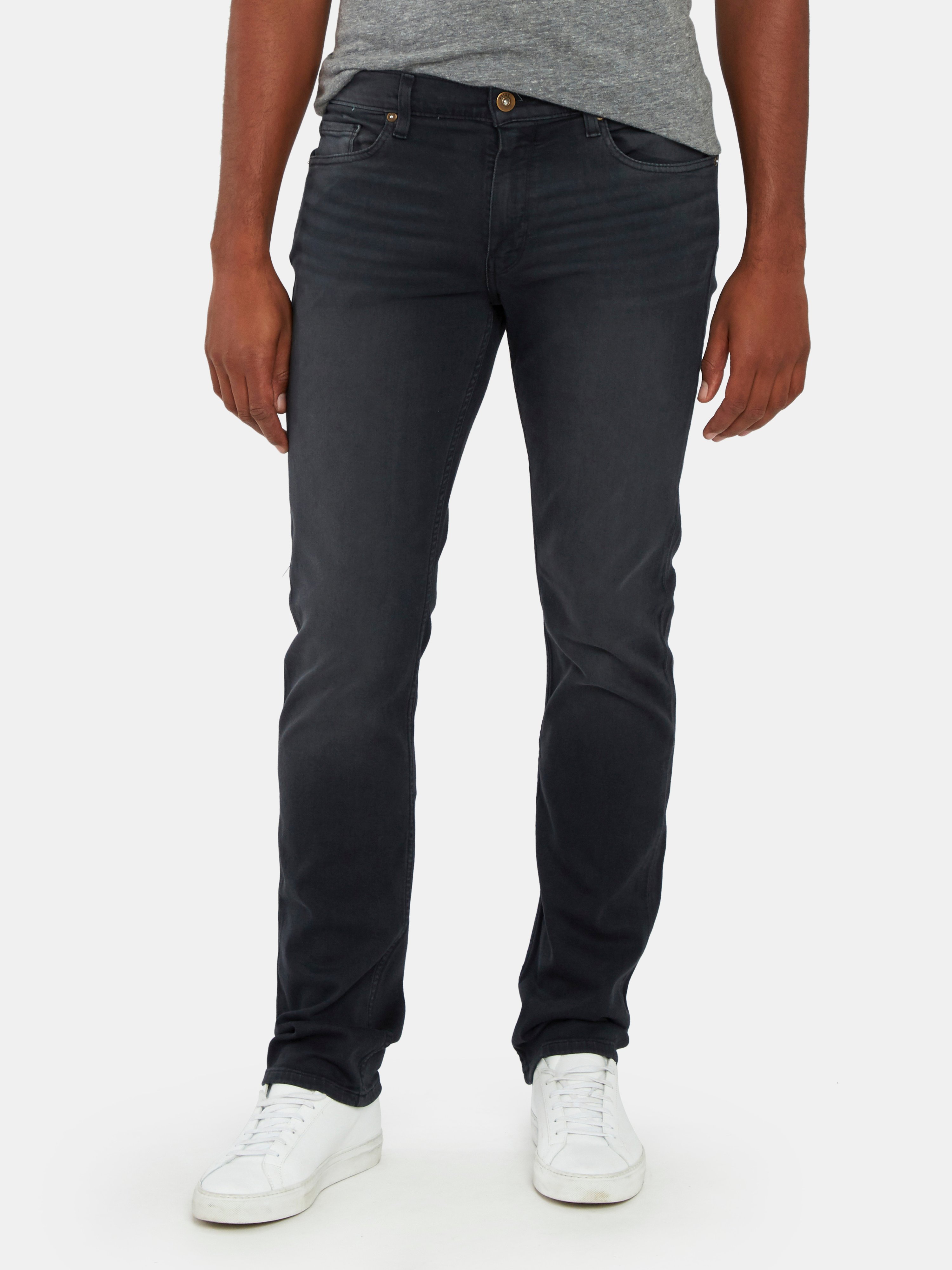 Paige Federal Slim Straight Jeans In Rudd