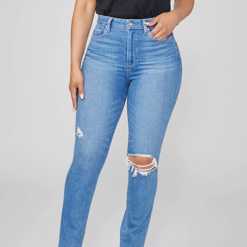 Shop Paige Flaunt Denim Jeans In Blue