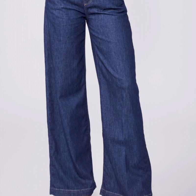 Shop Paige Harper High-rise Super Wide Leg Denim Jean In Blue