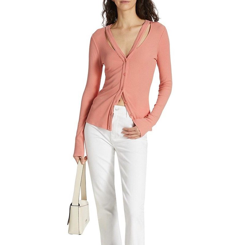 Shop Paige Sycamore Cardigan In Pink