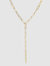 Gold Chain Y-Necklace - Gold