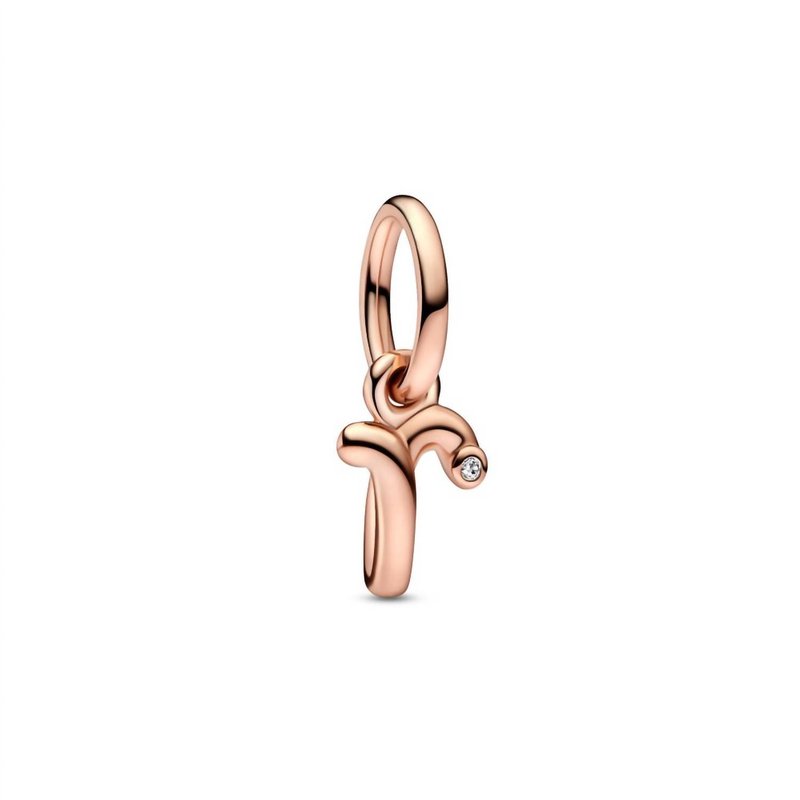 Shop Pandora Letter R Script Alphabet Dangle Charm In Pink