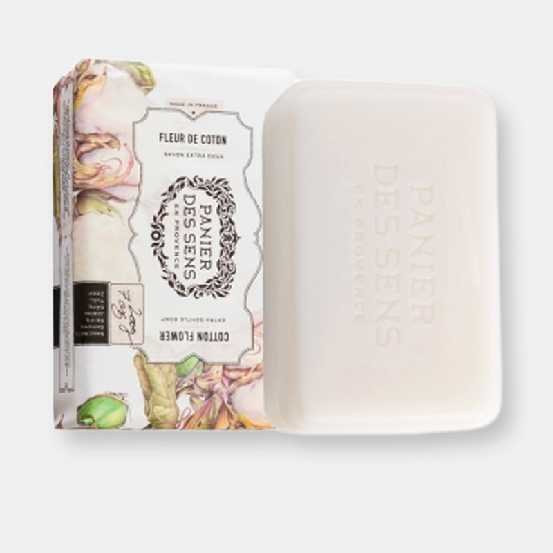 Panier Des Sens Cotton Flower Shea Butter Soap Quadruple-milled 7oz/200g