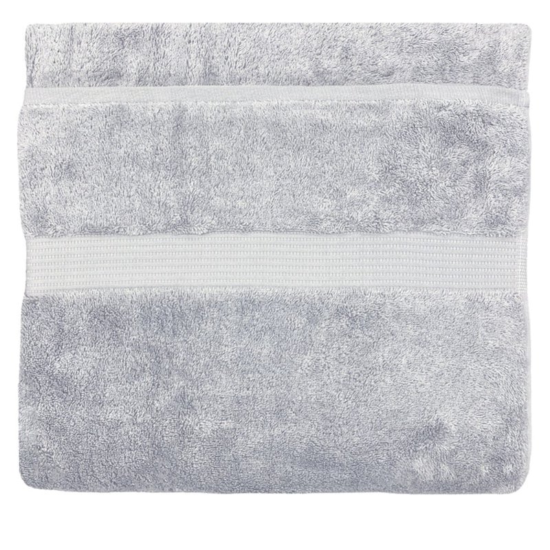 Paoletti Cleopatra Egyptian Cotton Bath Towel In Grey