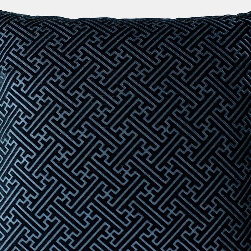 Paoletti Florence Cushion Cover In Blue