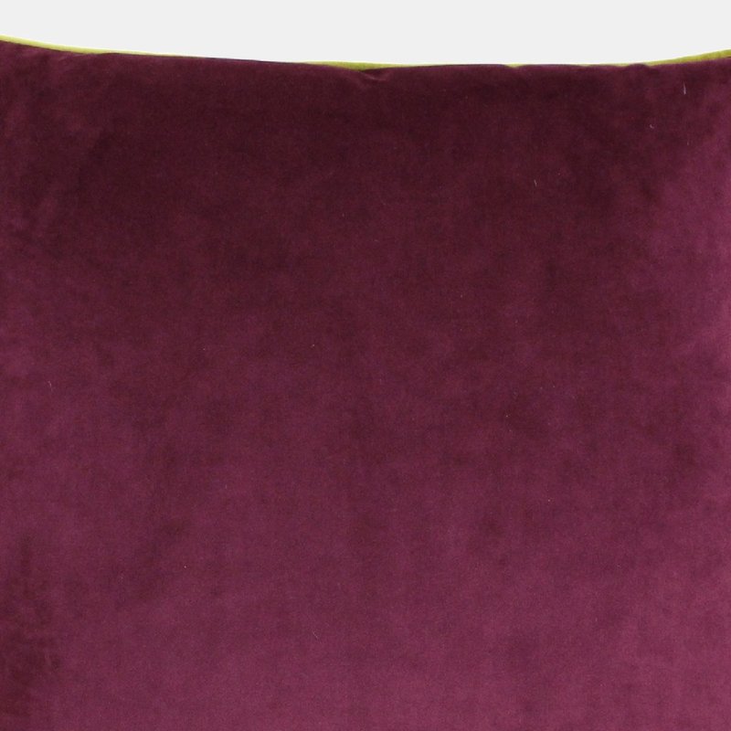 Paoletti Meridian Cushion Cover In Purple