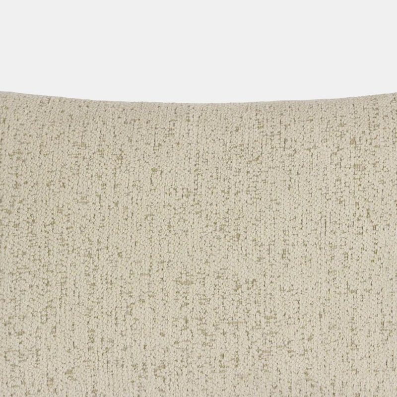 Paoletti Nellim Boucle Textured Throw Pillow Cover In Natural In White