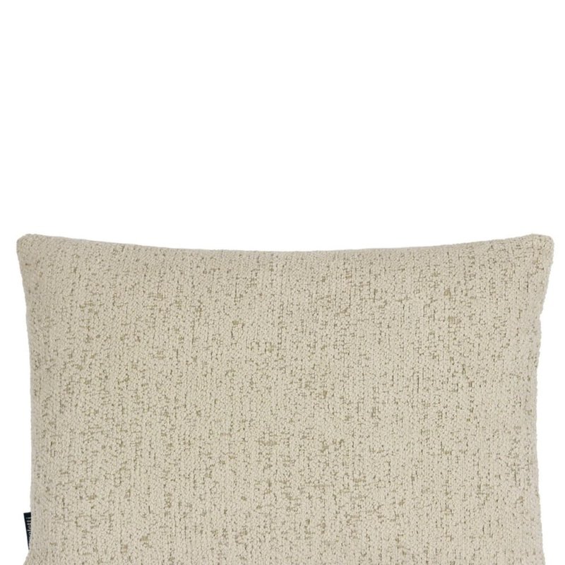 Paoletti Nellim Boucle Textured Throw Pillow Cover In Natural In Brown