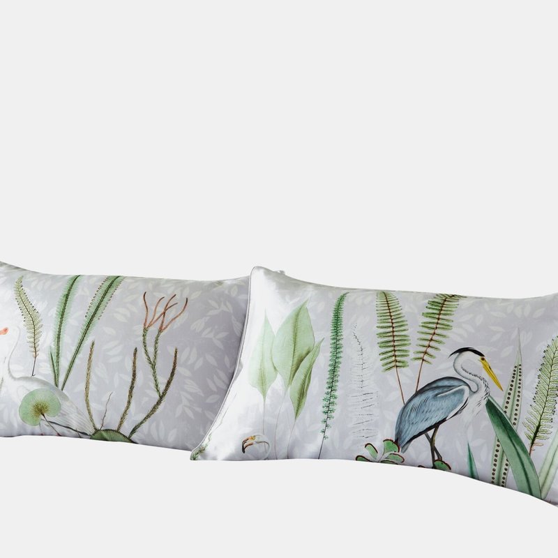 Shop Paoletti Aaliyah Botanical Pillowcase In White