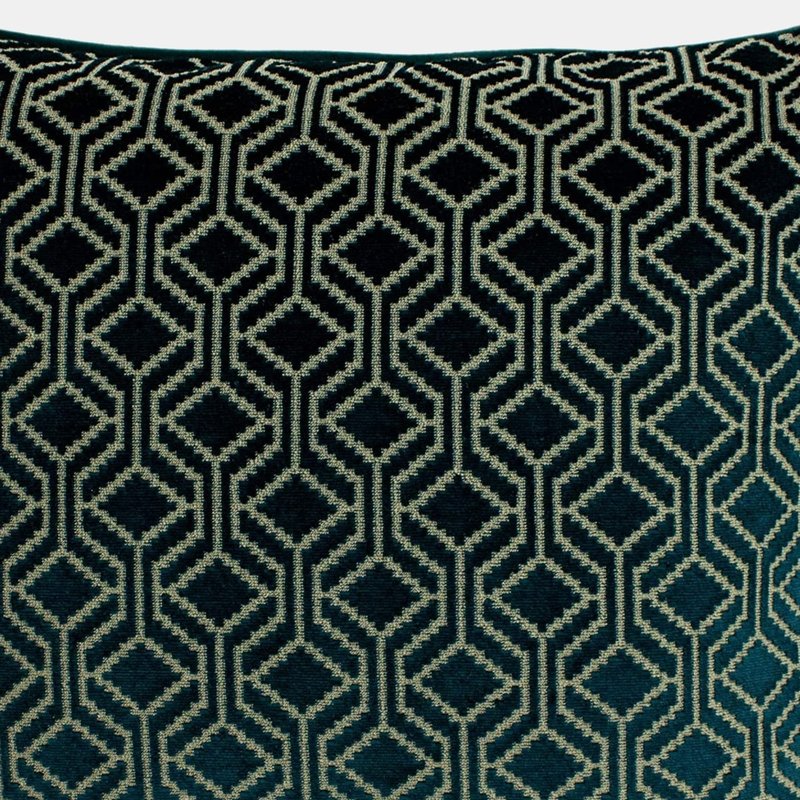 Shop Paoletti Avenue Cushion Cover (teal) (one Size) In Green
