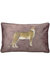 Paoletti Cheetah Forest Throw Pillow Cover (Blush) (One Size) - Blush