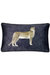 Paoletti Cheetah Forest Throw Pillow Cover (Navy) (One Size) - Default Title