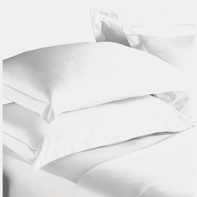 Paoletti Cotton Fitted Sheet (white) (full) (full) (uk