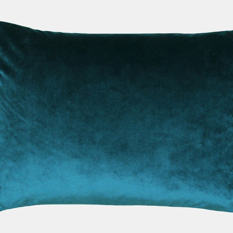 Paoletti Fiesta Rectangle Cushion Cover (teal/berry) (13.7 X 19.7in) In Blue