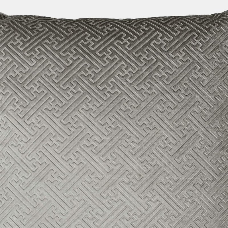 Shop Paoletti Florence Cushion Cover (silver) (one Size) In Grey