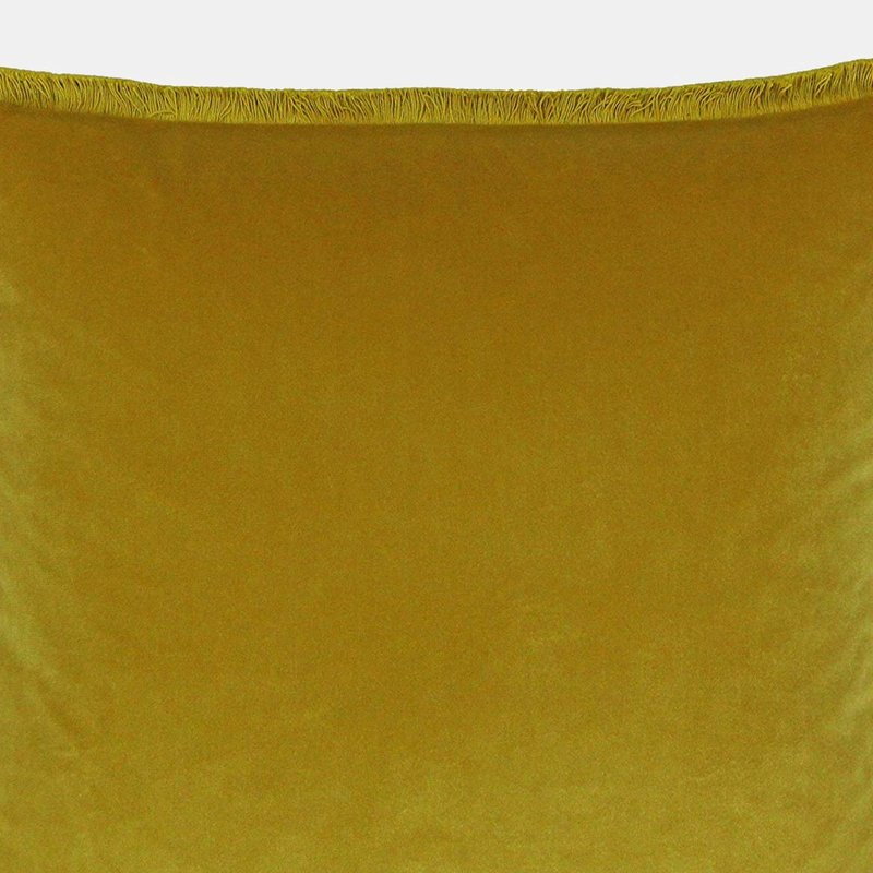 Paoletti Freya Cushion Cover In Yellow
