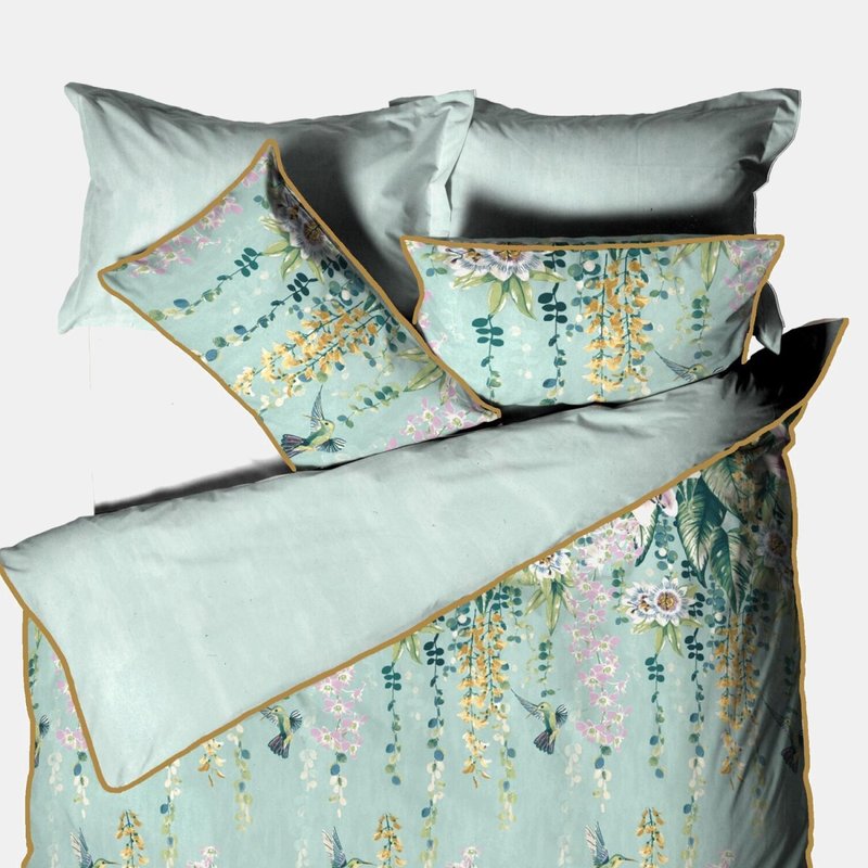 Shop Paoletti Hanging Gardens Duvet Set (multicolored) (twin) (uk In Blue