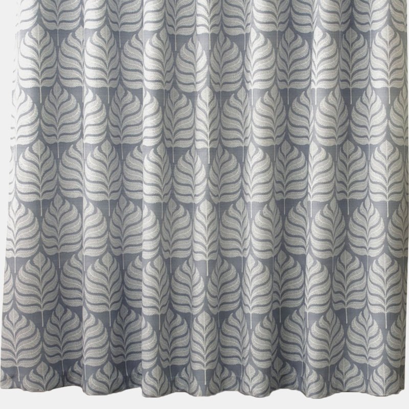 Paoletti Horto Eyelet Curtains (blue) (90in X 54in) (90in X 54in)