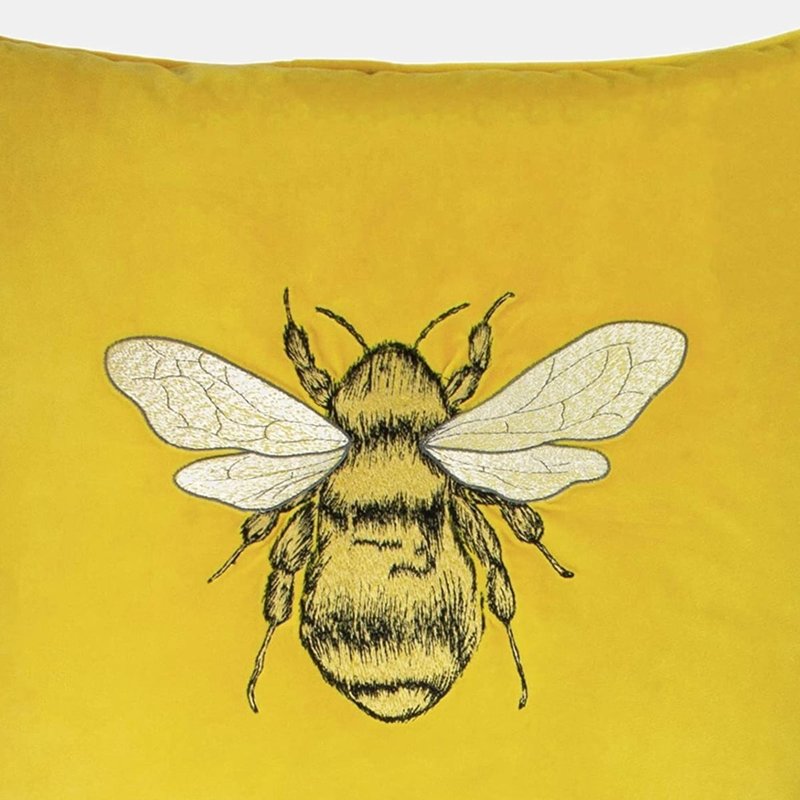 Shop Paoletti Hortus Bee Throw Pillow Cover In Yellow