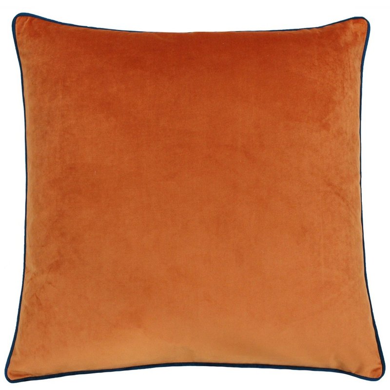 Paoletti Meridian Cushion Cover In Orange