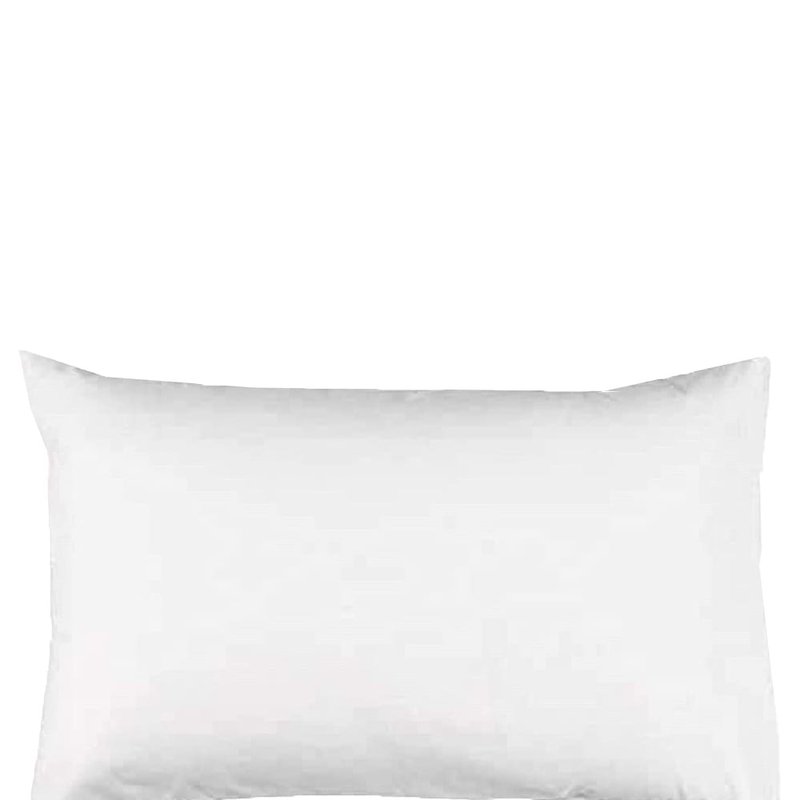 Paoletti Plain Housewife Pillowcase (pack Of 2) (white) (one Size)