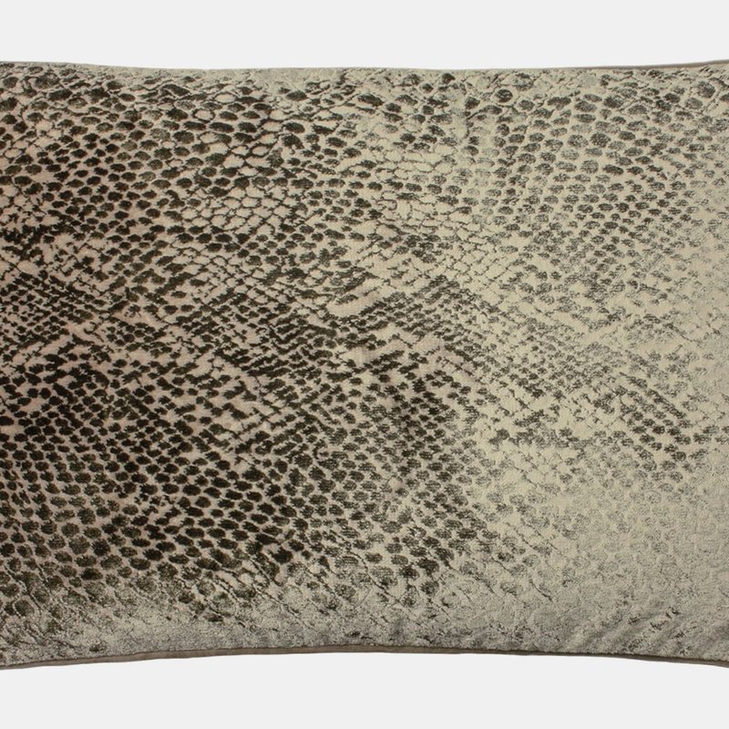 Shop Paoletti Python Throw Pillow Cover In Black