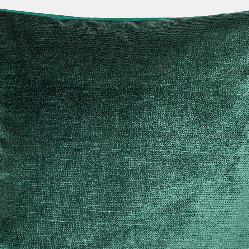Shop Paoletti Stella Cushion Cover (emerald Green) (one Size)