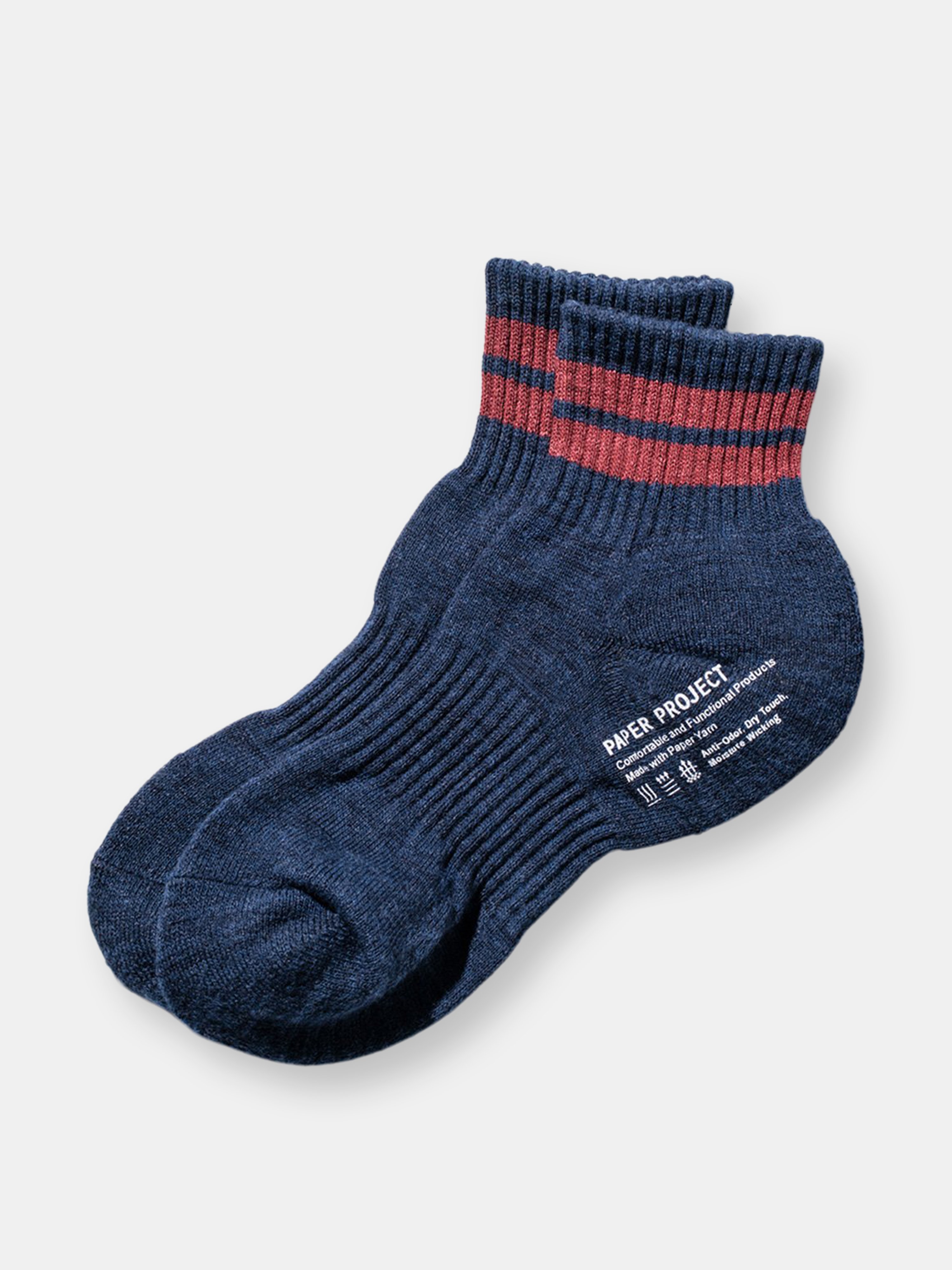 Paper Project Short Hiking Socks In Blue