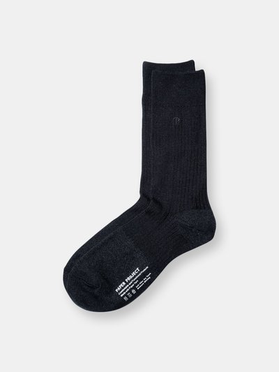 Paper Project Wool Rib Crew Sock - Navy product
