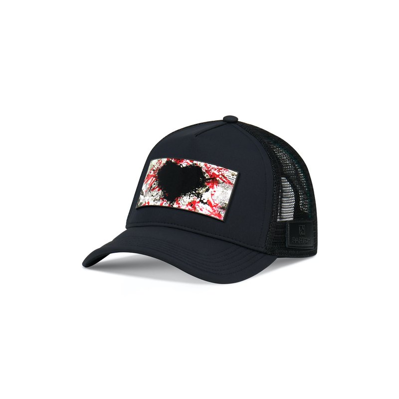 Partch Trucker Hat Black Removable Inspyr Art