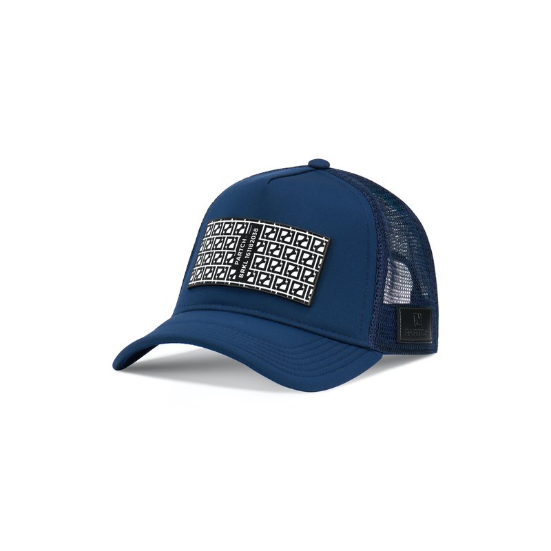 Partch Trucker Hat Navy Blue Removable Brkl Art
