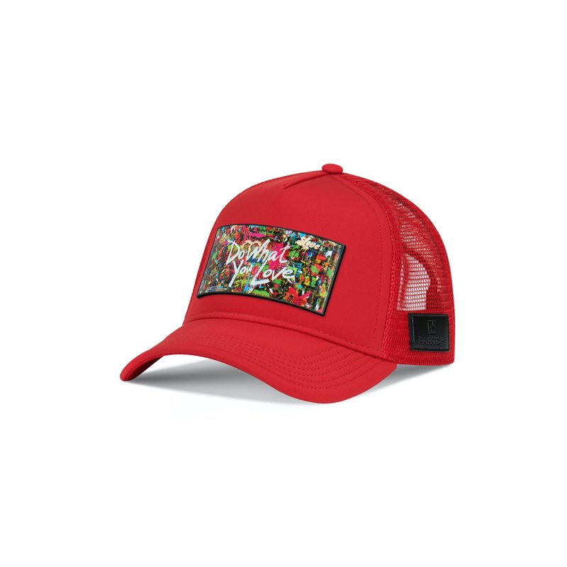 Partch Trucker Hat Red Removable Dwyl G11 Art
