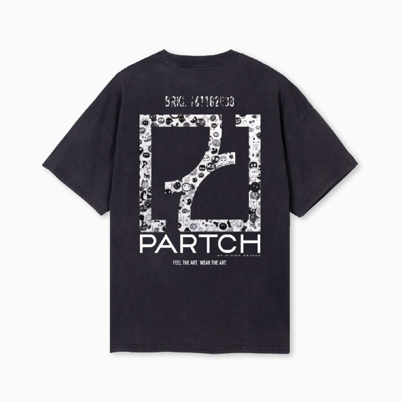 Partch Viral Oversized T-shirt Short Sleeve Vintage Black
