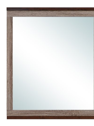Passion Furniture 32 in. x 39.5 in. Classic Rectangle Framed Dresser Mirror product